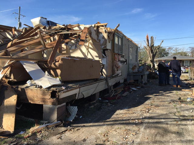 tornado damage